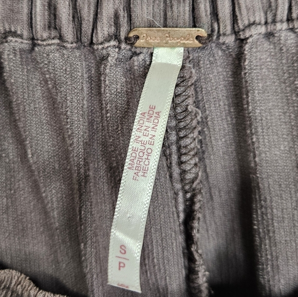 Free People To The Sky Cord Parachute Baggy Pants S Brown Slouchy - Picture 15 of 16